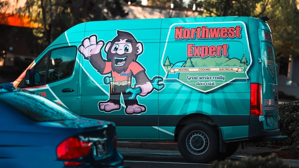branded truck